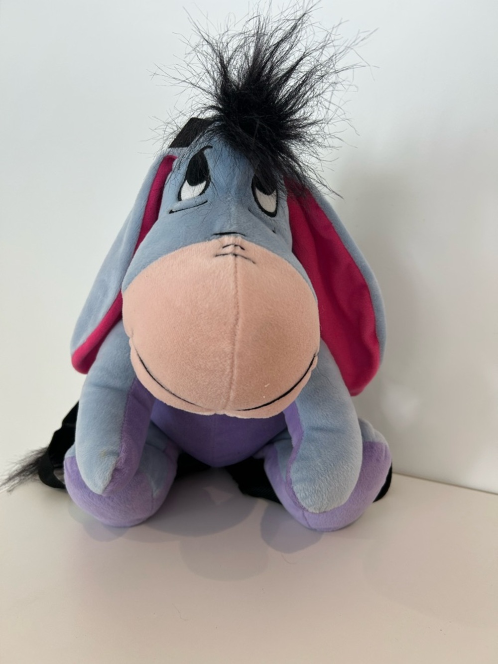 Disney Eeyore Plush Backpack Ruz Winnie Pooh Stuffed Animal Bag Mini Satchel Y2K